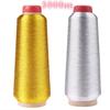 Hand Metallic Yarn Woven Line DIY Cross Stitch Embroidery Thread Gold/Silver Wire Sewing Machine
