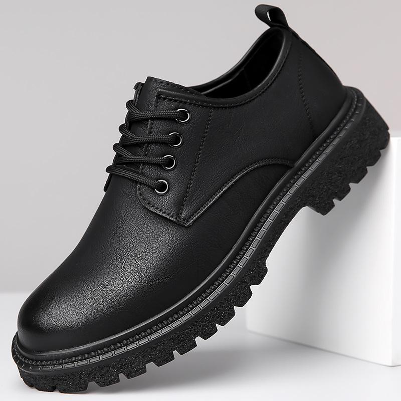 2025 Spring Trend Men's Boots, Vintage Young Men's Shoes, British Fashion Low Top Martin Boots