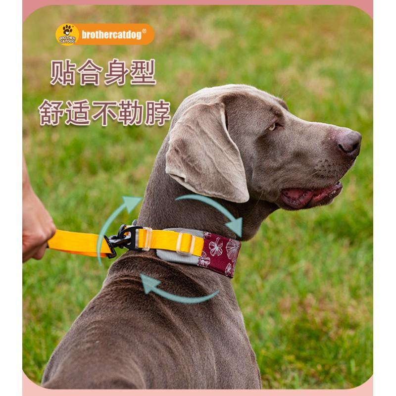 Adjustable Nylon Pet Collar Cats Dogs Soft No Choke Neck Floral Multiple Sizes