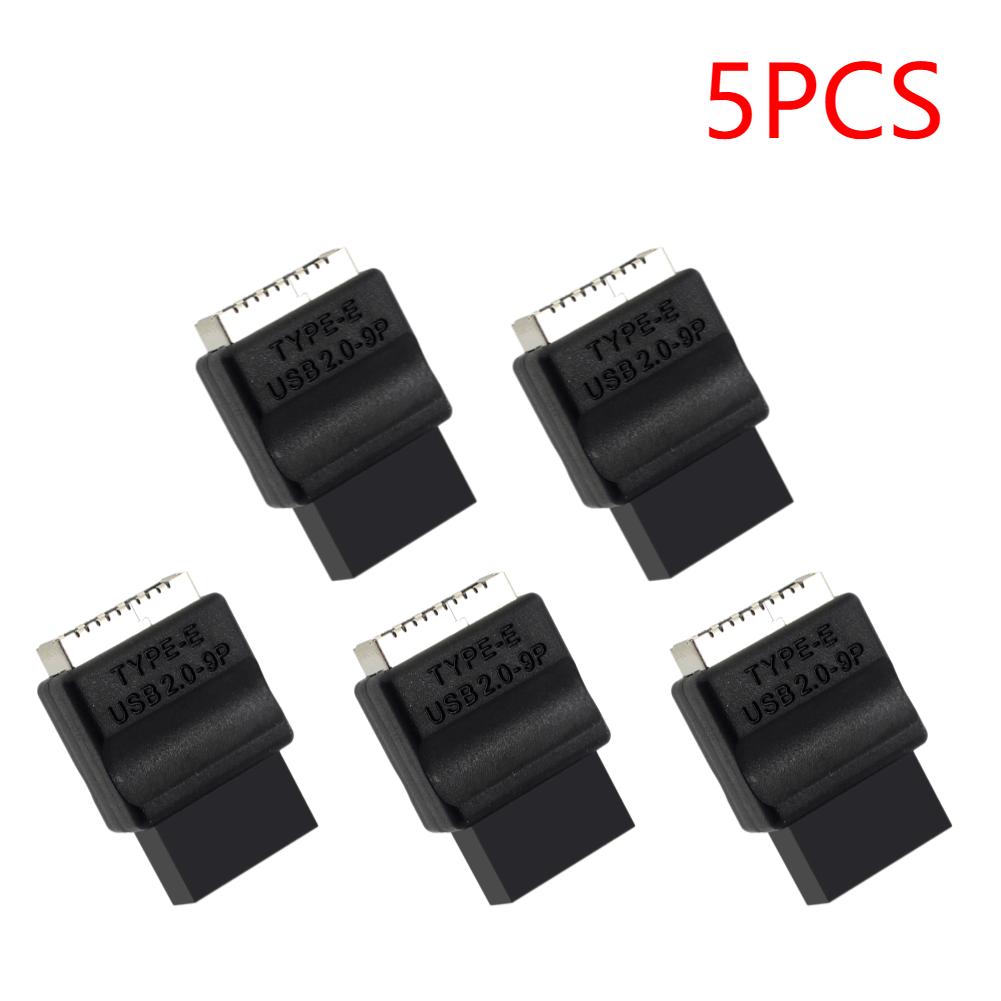 Адаптер USB C для материнской платы Адаптер USB 2.0 9-контактный на Type-E Female Адаптер-удлинитель Type-C Socket на 9Pin Для настольного ПК