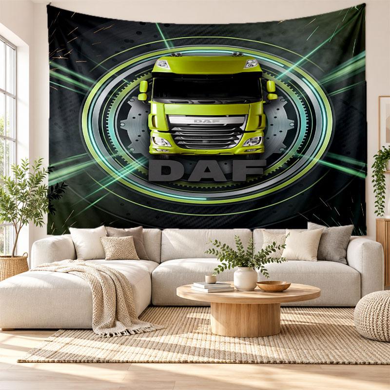 Гобелен DAF, Мягкое тканевое настенное панно, Декоративный фон для спальни, Домашнее настенное искусство