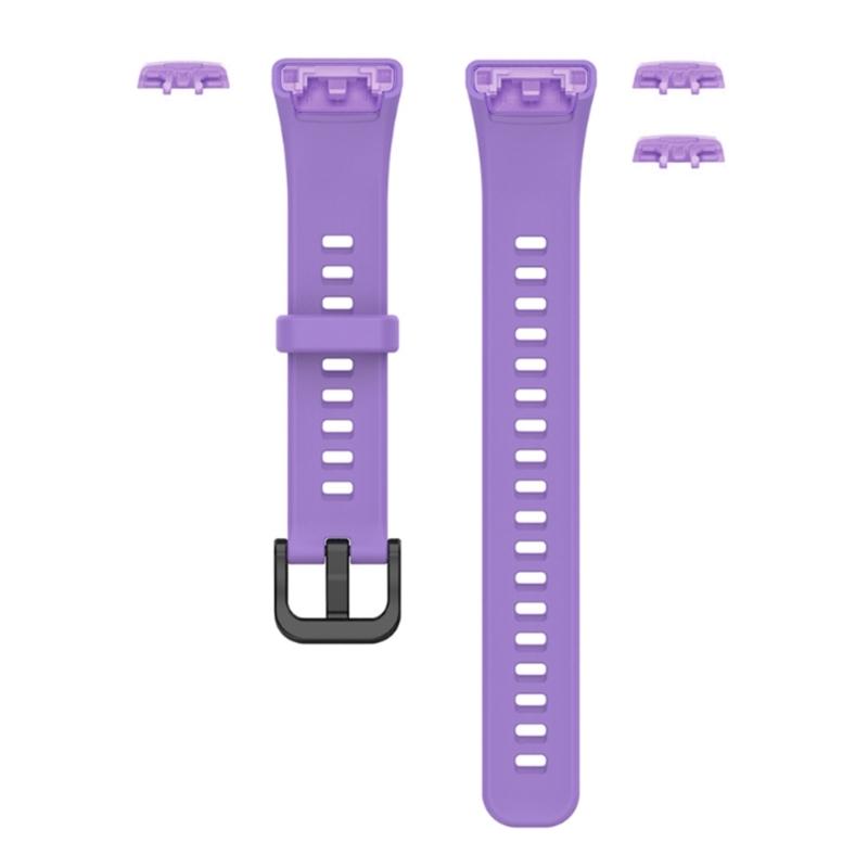 Силиконовый ремешок для умных часов Honor Band 6, сменный ремешок-браслет, водонепроницаемый, защищает от пота.