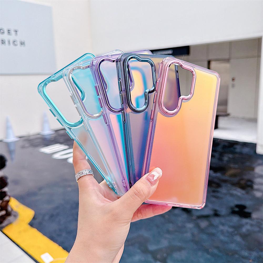 Shockproof Color Chameleon Phone Case For Samsung S26 Ultra S25 S24 FE S23 Plus S22 S21 S20 A53 A54 A55 A05 A07 A34 A35 A56 A53