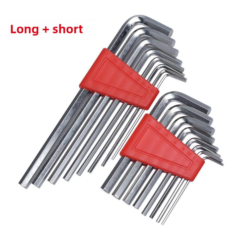 Flat Head Small Allen Key Wrench Set Hex Short Arm Tool Portable Bicycle Allen Spanner Repair Tools