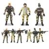 STARTIST 6-Piece American Soldier Warrior Movable Joint Figure Collection 10cm H