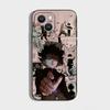 Мультяшный чехол для телефона Mob Psycho 100 для iPhone 16,15,14,13,12,11 Plus,Pro Max,XS,X,XR,SE,Mini,8,7, Мягкий силиконовый черный чехол