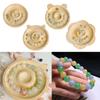 Natural Wooden Board Plate Beading Tray Jewelry Measuring Tools Craft Gift Bracelet Stand Store Display Plate for Table