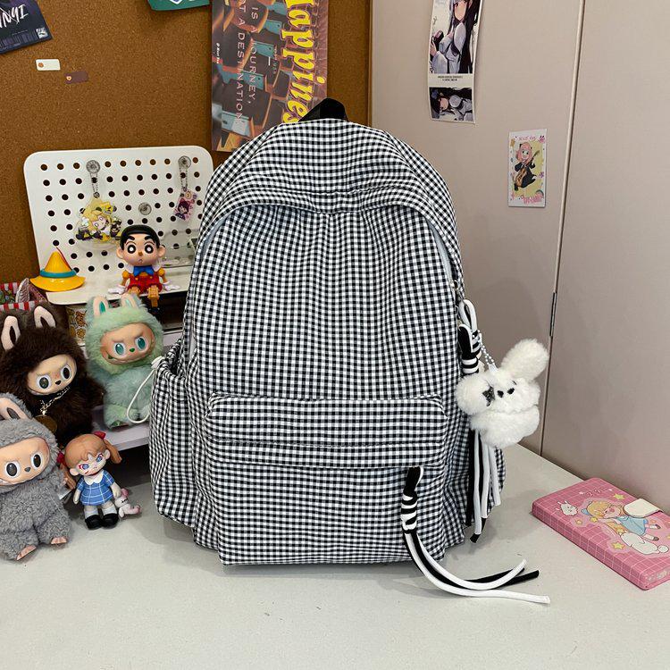 2025 High-Capacity Stylish Backpack for Girls - Schoolbag for Junior and Senior High Students