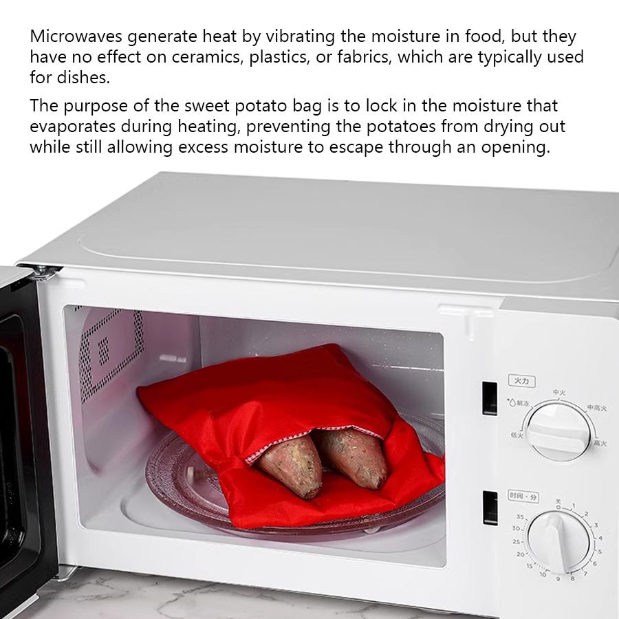 Мешки для запеченного в микроволновой печи картофеля, сумка для приготовления картофеля, кухонный инструмент, можно стирать