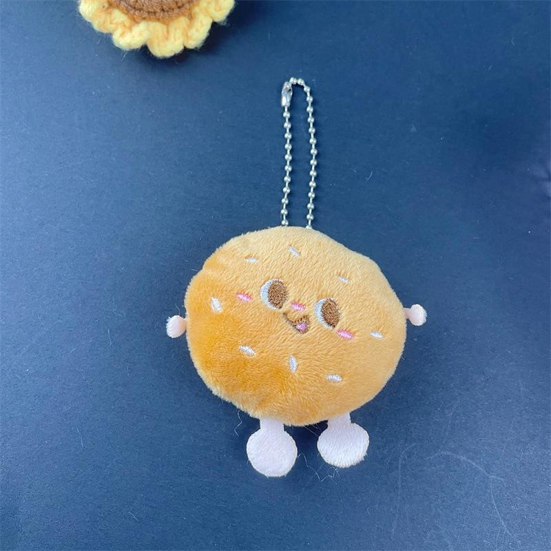 2 шт. гамбургеры жареные куриные ножки хлеб плюшевая кукла кулон брелок мультфильм смешная кукла брошь рюкзак украшения подарки