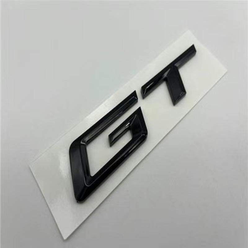 3D ABS Logo GT Emblem Letters Badge Car Rear Trunk Sticker for BMW F34 E36 E46 F07 G32 650 535i 630i 3 5 6 Series GT Accessories TU0