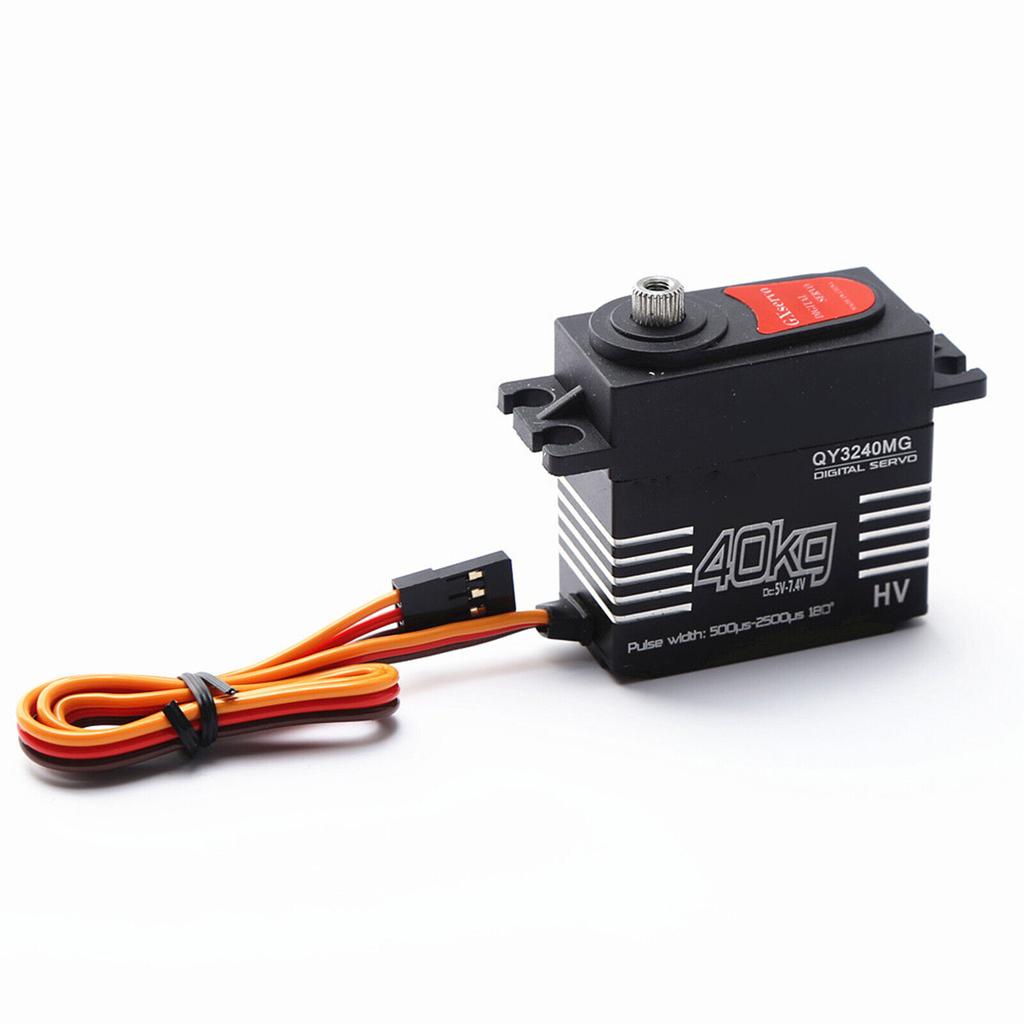 40KG Waterproof High-Speed Digital Servo High Torque Metal Gear With 25T Servo Arm Digital Servo Kit For 1/8 1/10 Scale RC Car