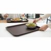 CARNIVAL WAITER'S TRAY ANTI-SLIP BROWN RECTANGULAR 41.5×30.5×2cm