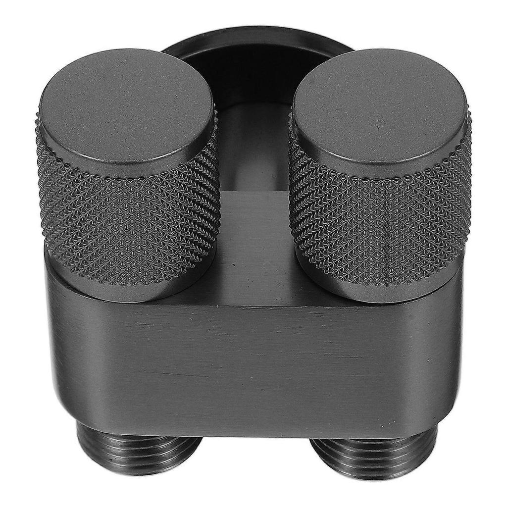 Metal 1 In 2 Out Dual Control Valve Stainless Steel Faucet Valve for Toilet Spray and Bathroom Cleaning Double Outlet Valve