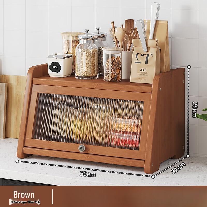 Miling 3-Tier Bamboo Kitchen Storage Shelf