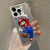 M-Marios Phone Case For IPhone 17 16 15 14 13 12 11 Pro Max X XR XSMAX 8 7 Plus Candy Matte Shockproof Back Cover