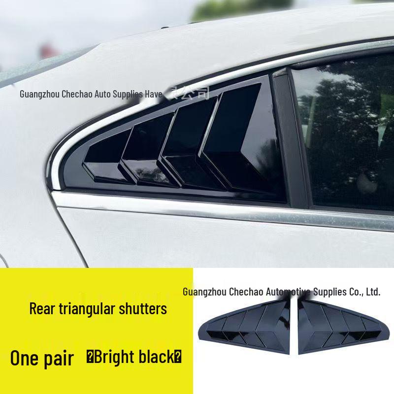 Volkswagen CC 10-18 Жалюзи на заднее стекло и накладка на треугольное окно