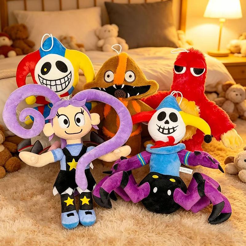 Новый прототип Плюшевый Милый Аниме Периферия Poppy 5 Монстр Клоун Череп Лилия Игрушка Подарок на День Рождения Рождество