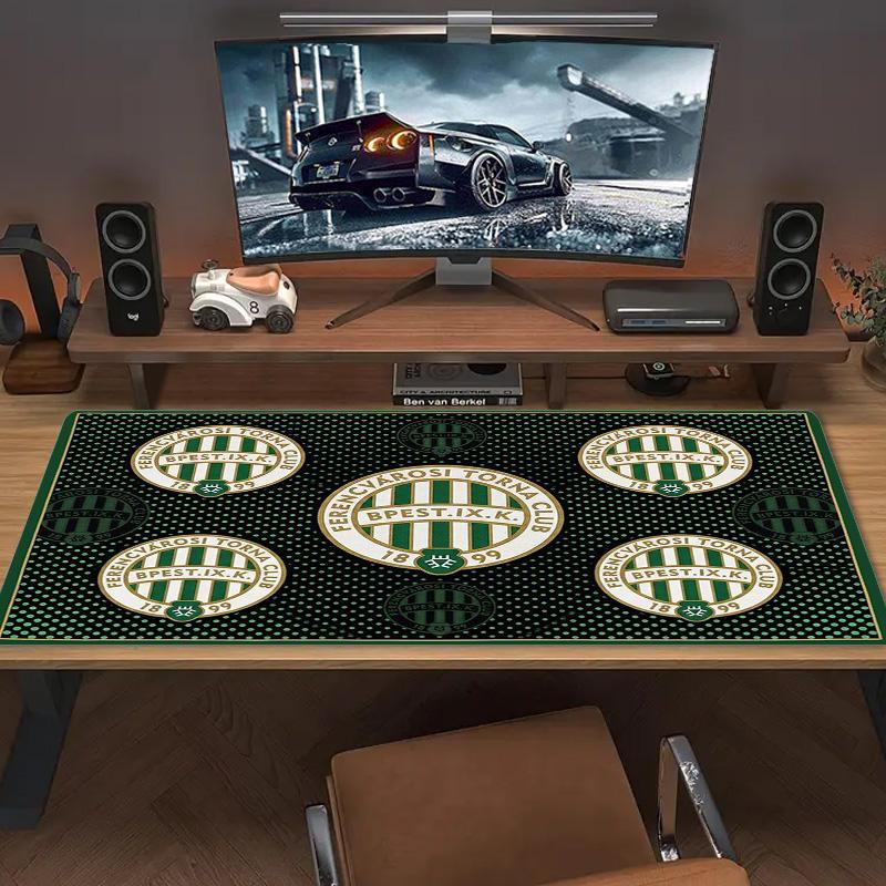 Ferencvárosi TC Color Mouse Pad Large Gaming Table Cushion Non-slip Laptop Tablet Big Mousepad XXL Mat Mini PC Playmat With Lock edge