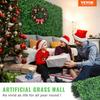 Artificial Boxwood Panel UV 24pcs Boxwood Hedge Wall Panels Artificial Grass Backdrop Wall 20" X 20" 4 cm Green Grass Wall Fake Hedge for Decor