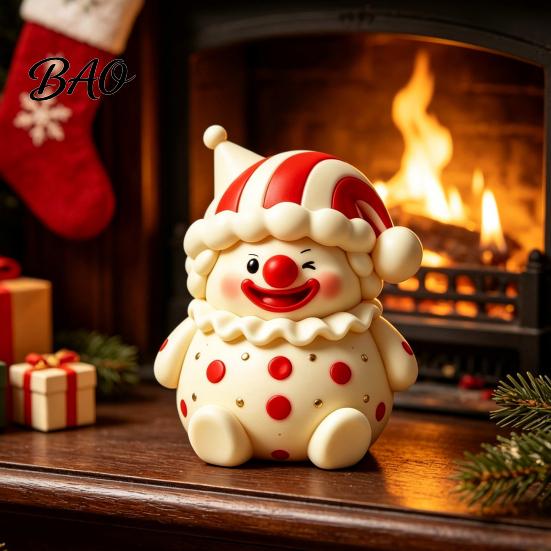 TPR Stress Ball 1/2Pcs Cartoon Clown Relief Toy, Slow Rebound Squeeze Portable Reliever Anxiety Reduction Fidget Toy for Desktop Decoration