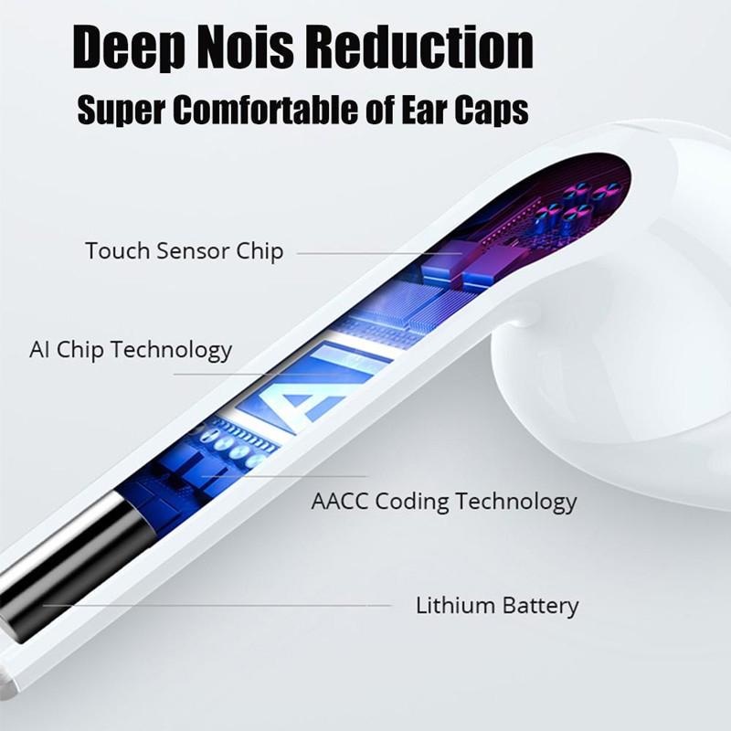 I12 Tws Беспроводные стереонаушники 5.0 Bluetooth Наушники-вкладыши-гарнитура с зарядным устройством для смартфонов IPhone Android Xiaomi