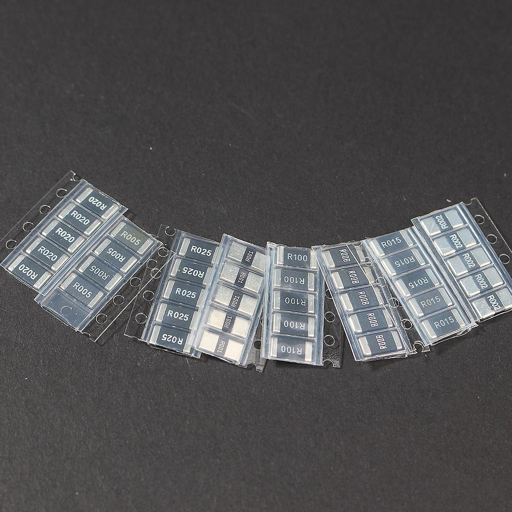50pcs 2512 Resistor Kit Smd Igmopnrq Assorted Kit R001 R002 R005 R008 R010 R015 Lowresistance Resistor Pack 1 Set Of Resistor