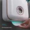 Bathroom Tissue Holder Wall Mounted Toilet Paper Box Waterproof Roll Paper Storage Rack Double Layer Organizer Shelf