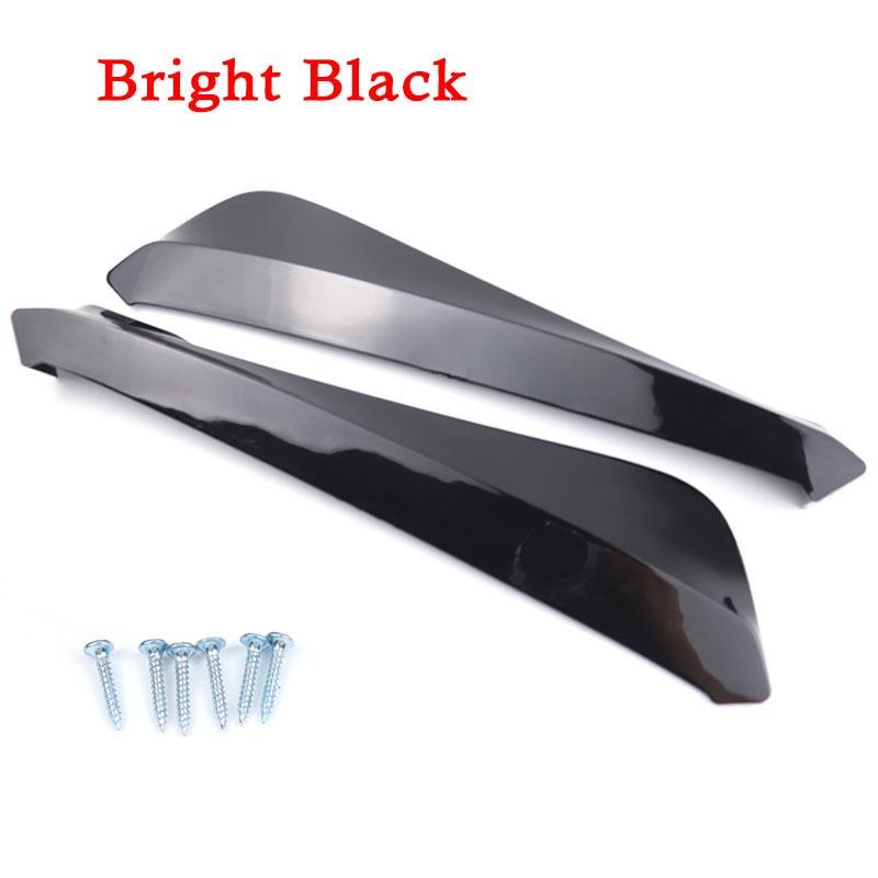 19 "задний бампер автомобиля плавник Canard сплиттер диффузор валентный спойлер защита от царапин для губ универсальный для Chrysler для BMW E90 E92