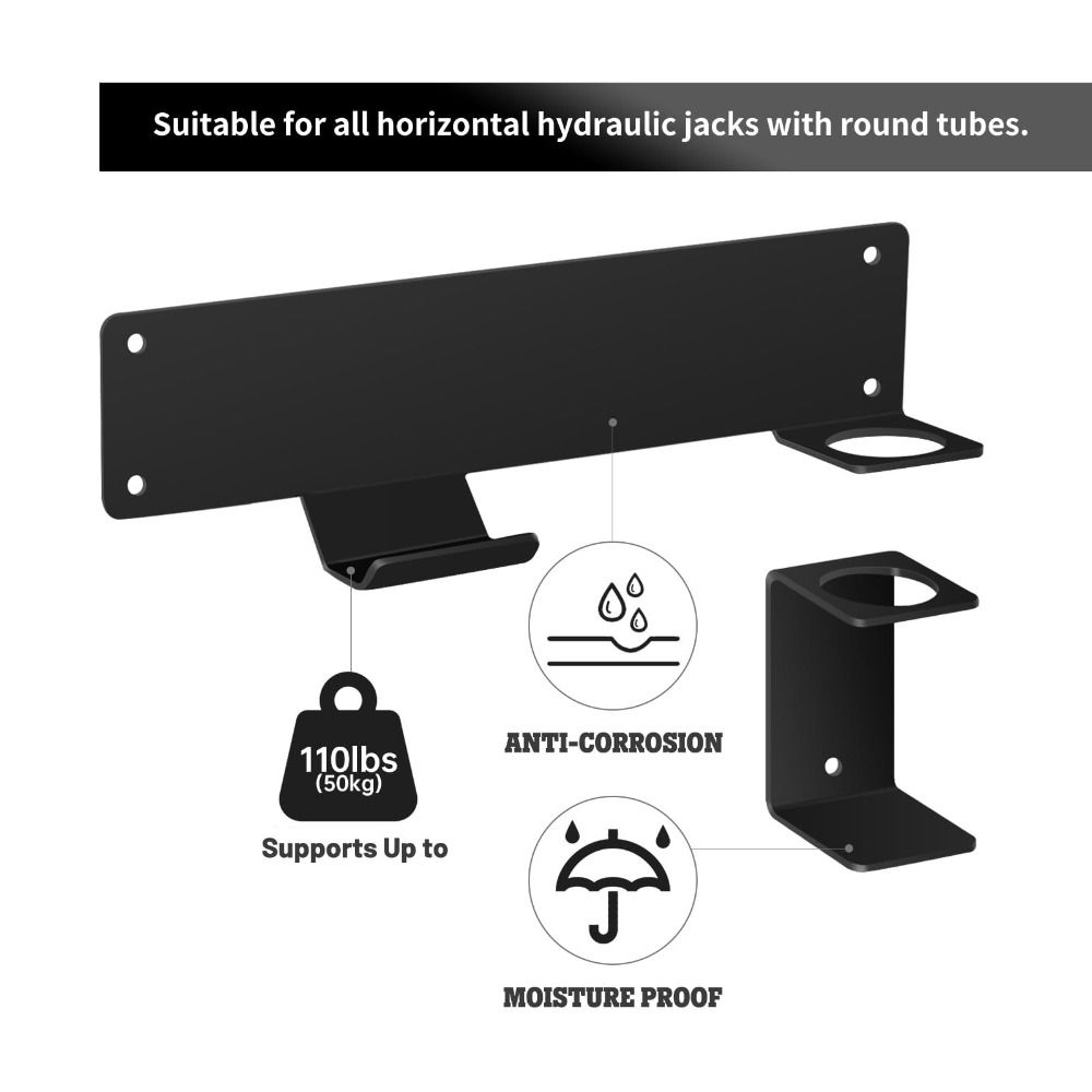Wall-mounted Jack Hook Universal Wall Storage Rack Efficient Jack Stand Organizer Car Tool