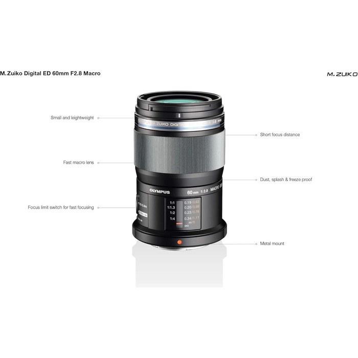 Olympus M.Zuiko ED 60mm F2.8 Macro Черный