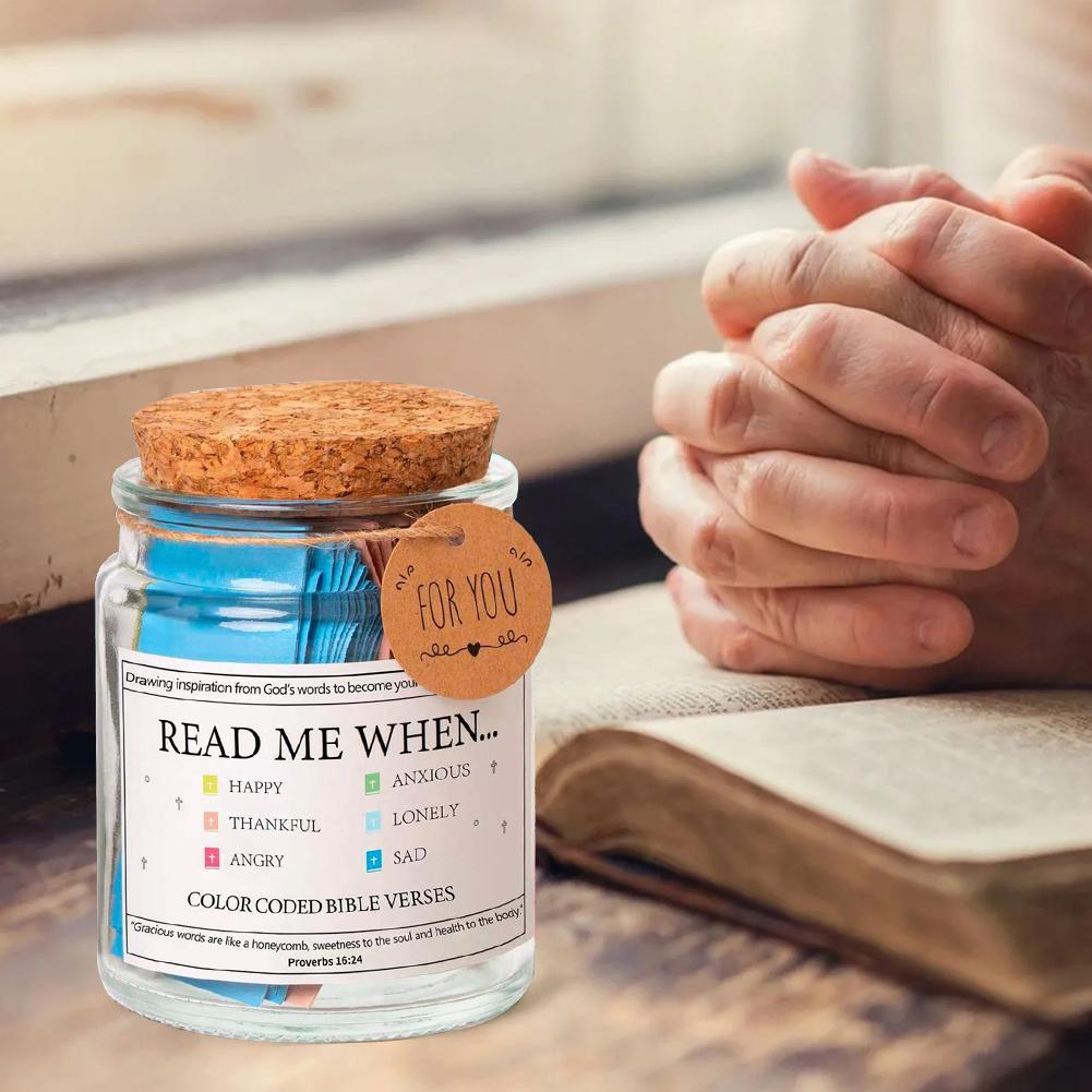 Библейские стихи в банке Банка со стихами из Библии Банка со стихами из Библии Карточки с библейскими стихами Банка Молитвенные карточки Подарок для любимых