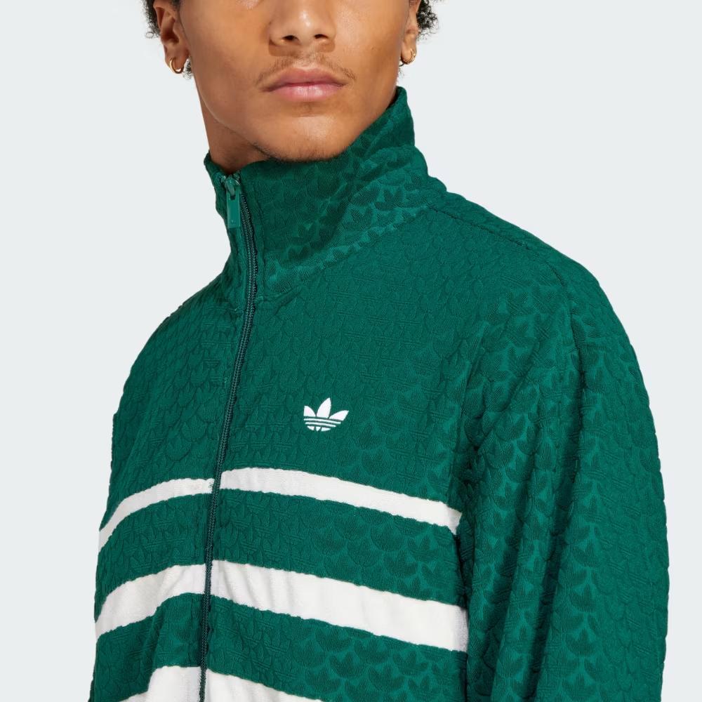 adidas Оригинальная Теплая Удобная Прочная Универсальная Повседневная Спортивная Куртка для улицы Мужская Куртка Академический Зеленый JD0696