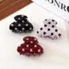 Non-Slip Polka Dot Hair Claw Small Acrylic Hair Clamps New Mini Hair Clips  Side Bangs