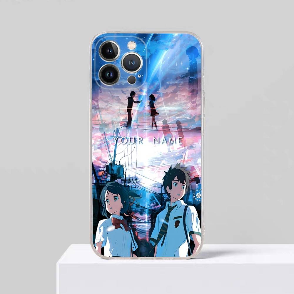 Anime Your N-Name Kimi No Na Wa Phone Case For IPhone 17 16 15 14 Plus 13 12 11 Pro Max Transparent Shockproof Cover