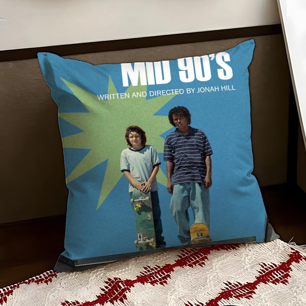 Movie MMid 90s Cushion Cover Reversible Soft Durable Pillow Cover Home Car MultiScene Use for Daily Comfort