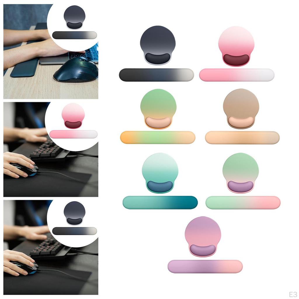 Коврик для мыши с поддержкой запястья, игровая подушка, эргономичная подставка для клавиатуры, коврик для офиса, дома