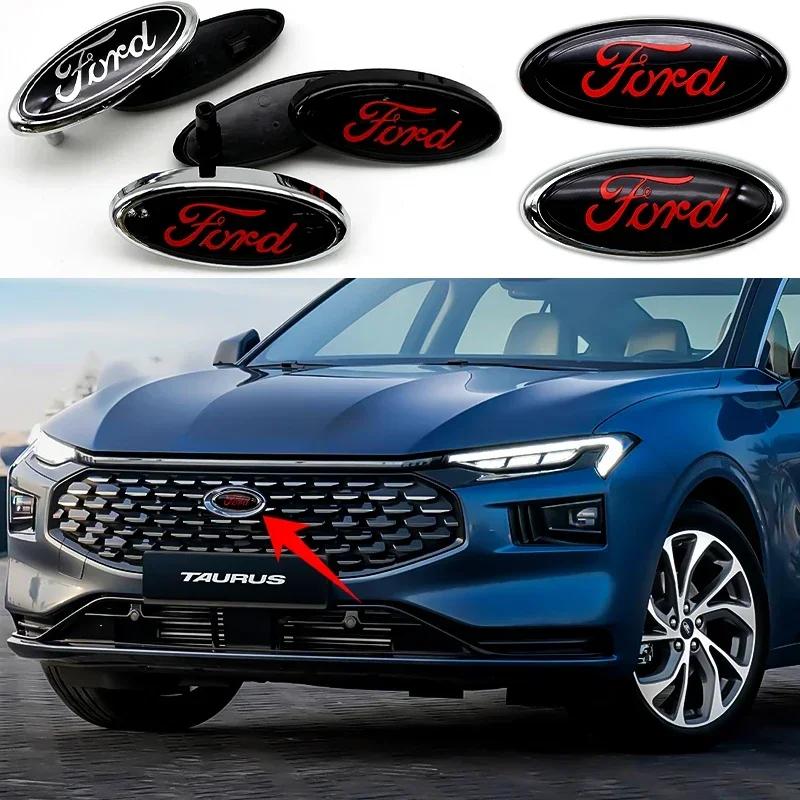 14.5x6.5см Автомобильная эмблема-значок для Ford Escape Kuga Fiesta Ranger Mondeo Fusion Edge Focus Mustang Стикер-наклейка на решетку переднего капота