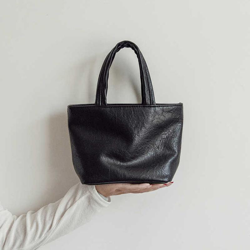 Handbag for Women 2025 New Autumn Winter Fashion Solid Color Cute Mini Handbag Tote Bag