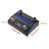 EROK EQB-10 10-полосный эквалайзер педаль эффектов для гитары и баса DC 9V True Bypass Усиление коэффициента усиления Корпус из алюминиевого сплава