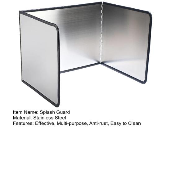Брызговик Эффективный Складной Многоцелевой Антикоррозийный Легкоочищаемый протектор Портативный брызговик масла из нержавеющей стали Аксессуар для столовой