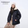 Женский пуховик с капюшоном в стиле ретро Mark Fairwhale
