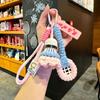 Мини Крючок Брелок для Бадминтона Яркий Цвет Брелок для Ключей Машины Вязаный Подвеска Бадминтон Декор для Рюкзака