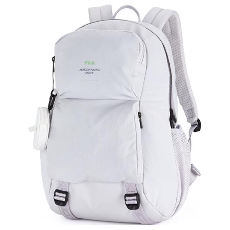 FILA Casual Sports Minimalist Fabric Mini Backpack Women backpack Lilac-Gray A13W431165FGY