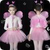 4pcs/Set Girls Led Flashing Light Fairy Butterfly Wing Wand Headband Costume Toy Gift