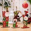 Wooden Playful Letter Christmas Decor Featuring Adorable Snowman Gnome And Characters Elderly