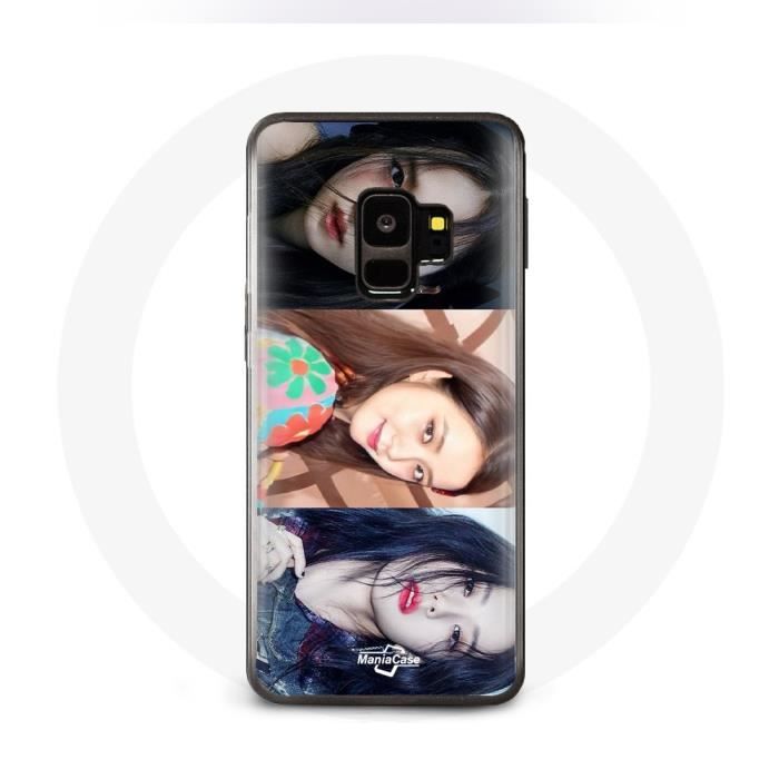 Coque pour Samsung Galaxy S9 Blackpink Jisoo Teaser How you like That Lovesick girls et Ice Cream