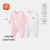 Babyprints Хлопковый комбинезон с длинным рукавом для новорожденных, 2 шт.