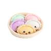 A Basket Of Plush Toys Carrot, Strawberry, Chicken, Dumpling – Kids' Gift