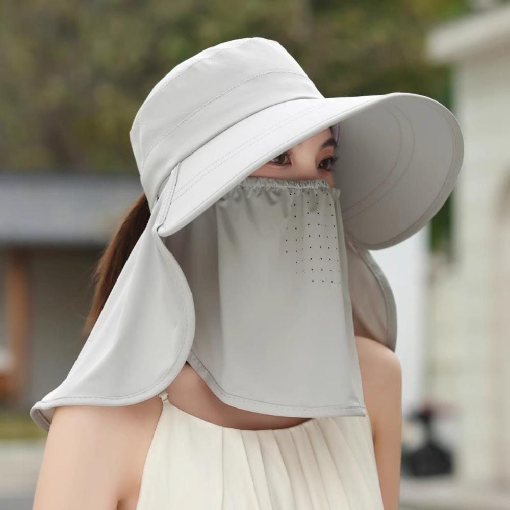 UV Protection Sunshade Hat Breathable Sun Hat New Bucket Hat  Neck Face Protection